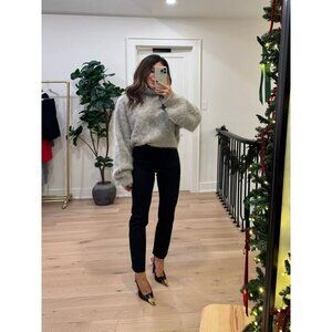 SPANX High Waist Straight Leg Ponte Pants in Classic Black Size Large